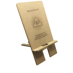 Hello Wooden Mobile Stand – Receptivity